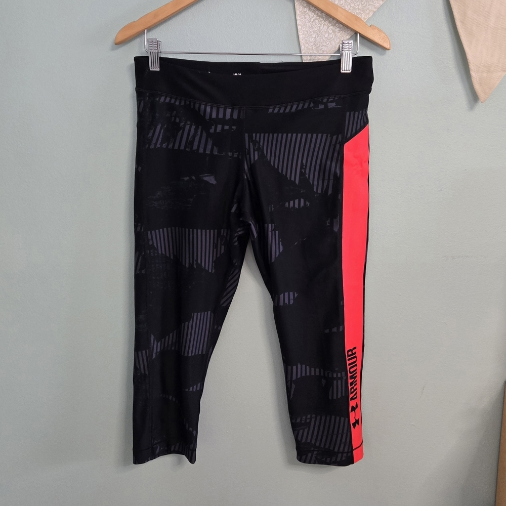 Under Armour Cropped Capri Compression Heatgear Leggings